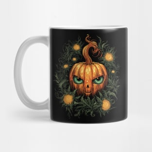 Halloween Pumpkin, Spooky Pumpkin Face Mug